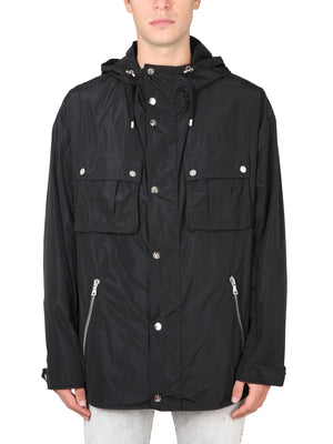 BALMAIN Men's Jacket with Hoodie