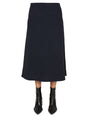 JIL SANDER Flared Wool Skirt for Women - Fall/Winter 2025