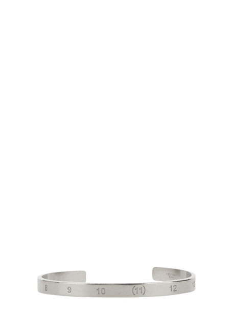 MAISON MARGIELA Logo Silver Bracelet