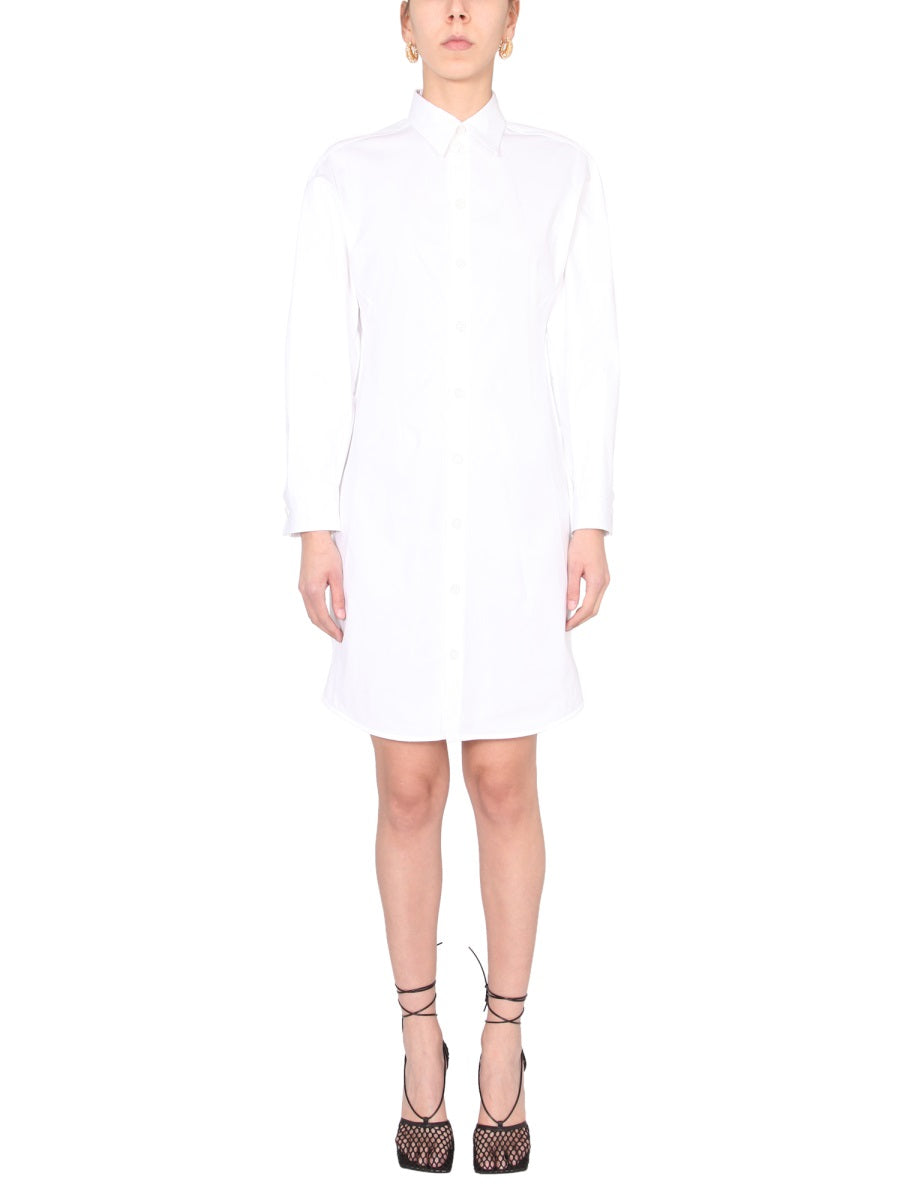 BOTTEGA VENETA Chic Button-Up Kimono Sleeve Dress