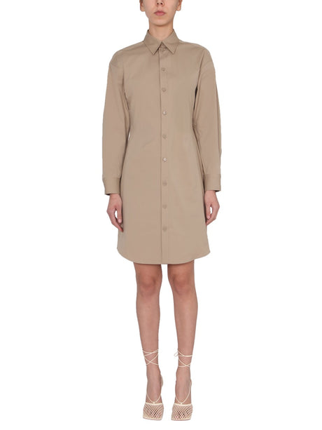 BOTTEGA VENETA Chic Button-Up Kimono Sleeve Dress