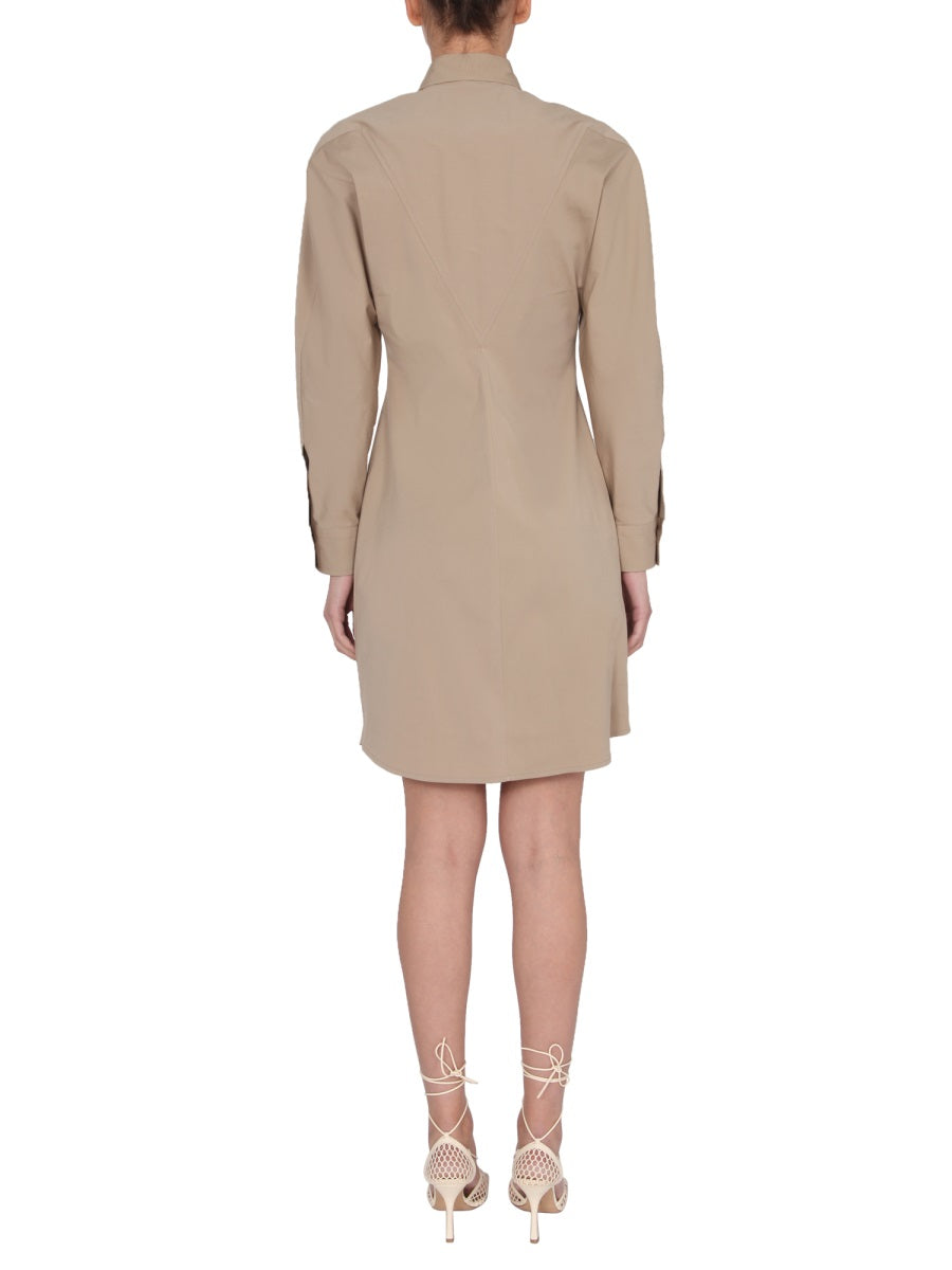 BOTTEGA VENETA Chic Button-Up Kimono Sleeve Dress