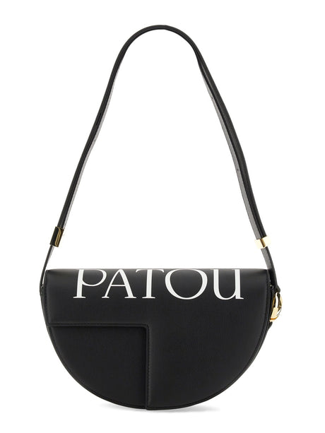 PATOU Mini Leather Shoulder Handbag - 13 CM x 24 CM x 7 CM