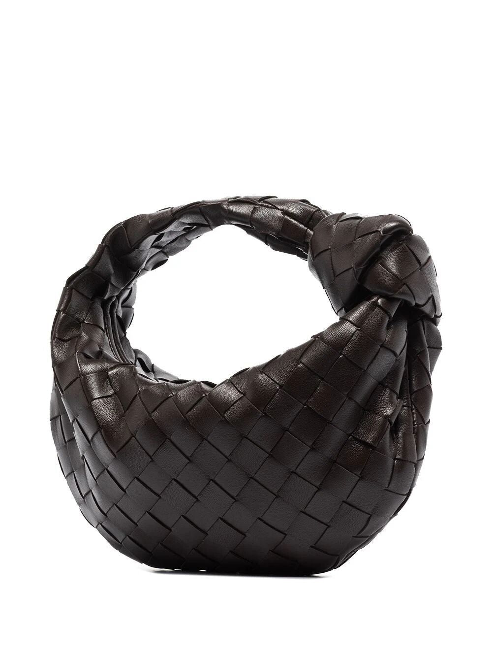 BOTTEGA VENETA ミニジョディ ナッパレザー ブラウン ハンドバッグ