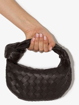 BOTTEGA VENETA ミニジョディ ナッパレザー ブラウン ハンドバッグ