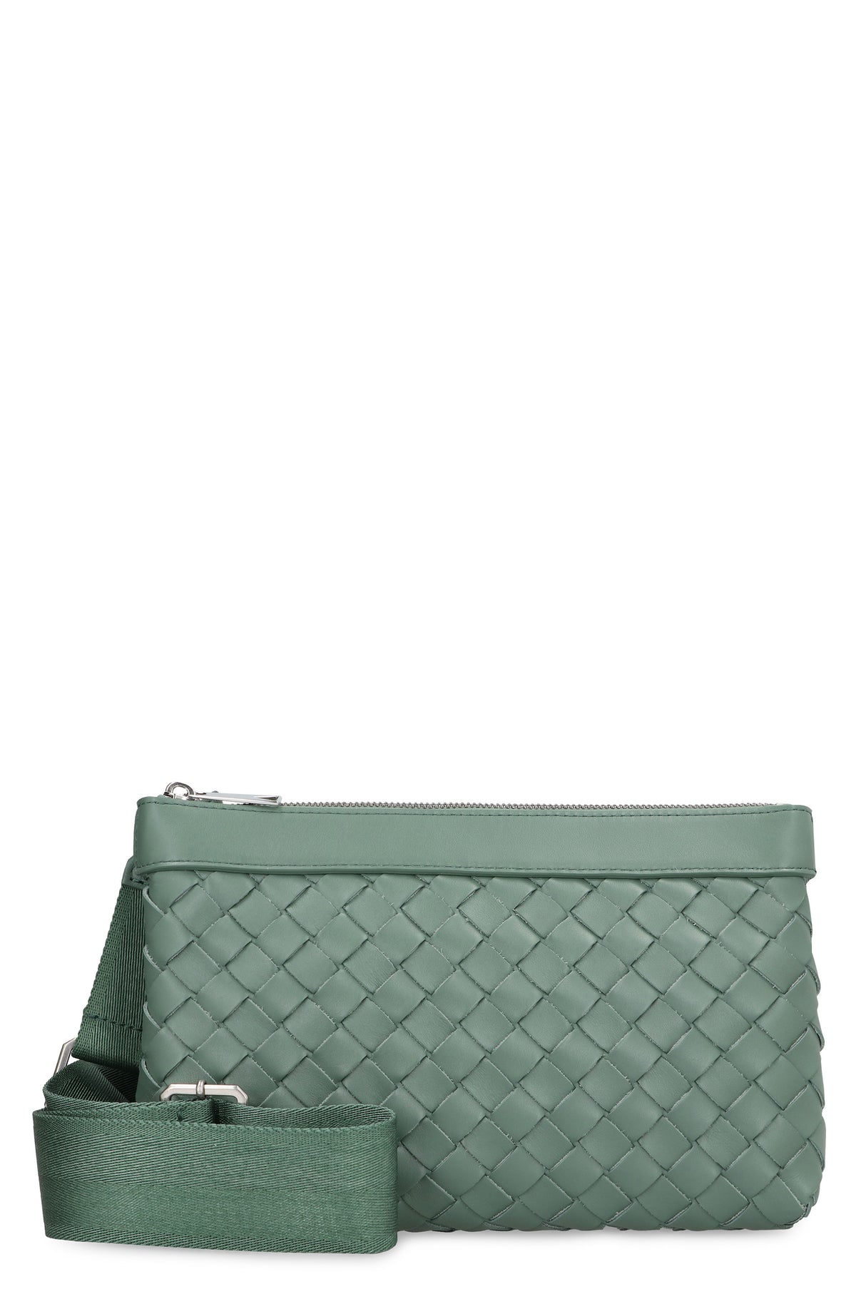 BOTTEGA VENETA Mini Intrecciato Duo Crossbody Handbag