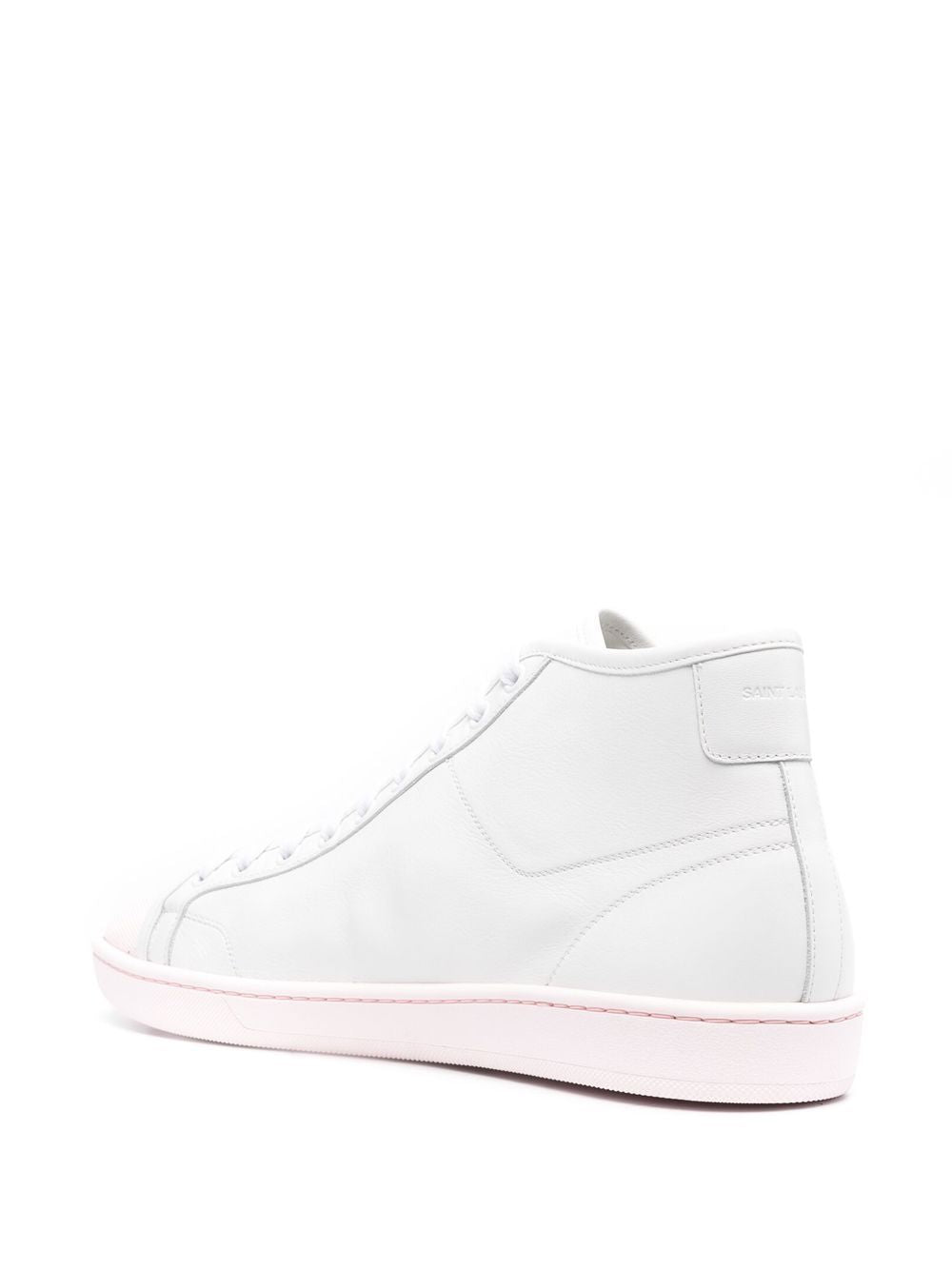 SAINT LAURENT Men's Mini Calf Leather Sneakers