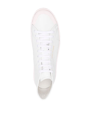 SAINT LAURENT Men's Mini Calf Leather Sneakers