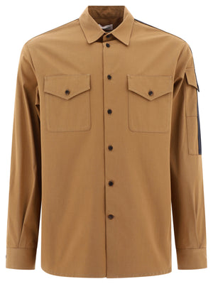 ALEXANDER MCQUEEN Overshirt Jacket with Logo Detail for Men