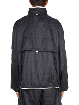 THOM BROWNE High Neck Ripstop Sports Jacket