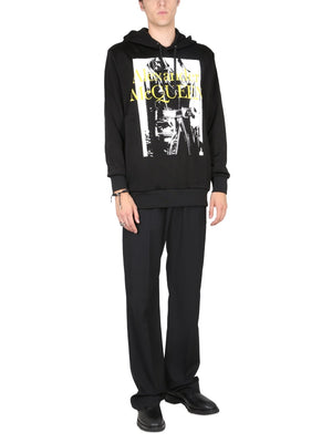 ALEXANDER McQUEEN Men's Stylish Sweatshirt with Atelier Print