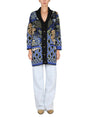 ETRO Women's V-Neck Jacquard Knit Jacket