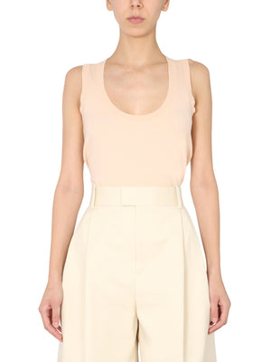 BOTTEGA VENETA Sleeveless Round Neck Light Sweater for Women