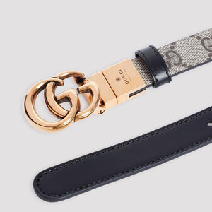 GUCCI Reversible Leather Belt - 2CM