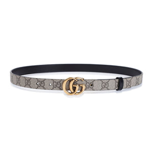 GUCCI Reversible Leather Belt - 2CM