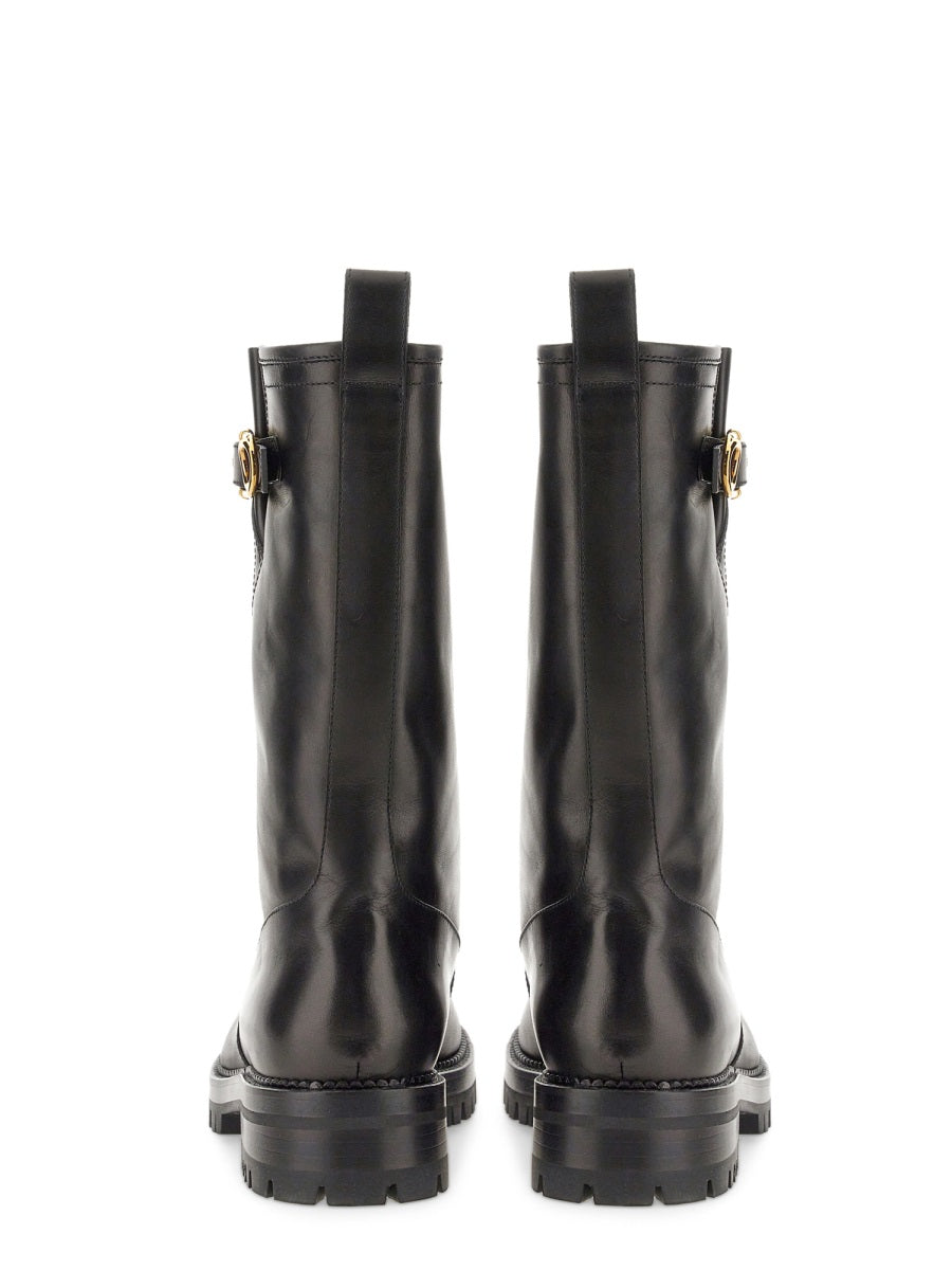 VERSACE Safety Pin-Inspired High-Fashion Boots