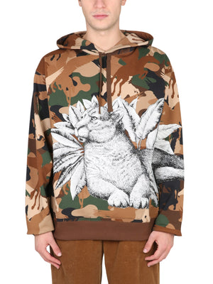 ETRO Men's Multicolour Drawstring Hoodie