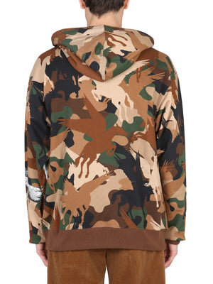 ETRO Men's Multicolour Drawstring Hoodie