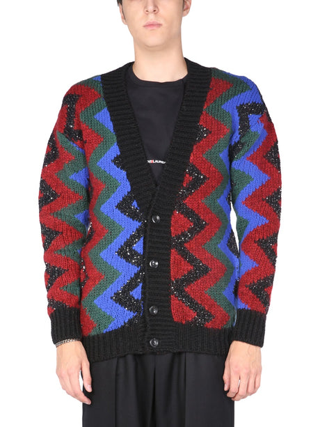 SAINT LAURENT V-Neck Front Button Cardigan for Men