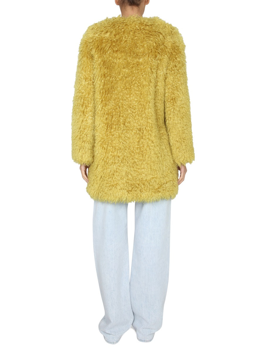 BECAGLI SINCE 1994 Chic Faux Fur Jacket