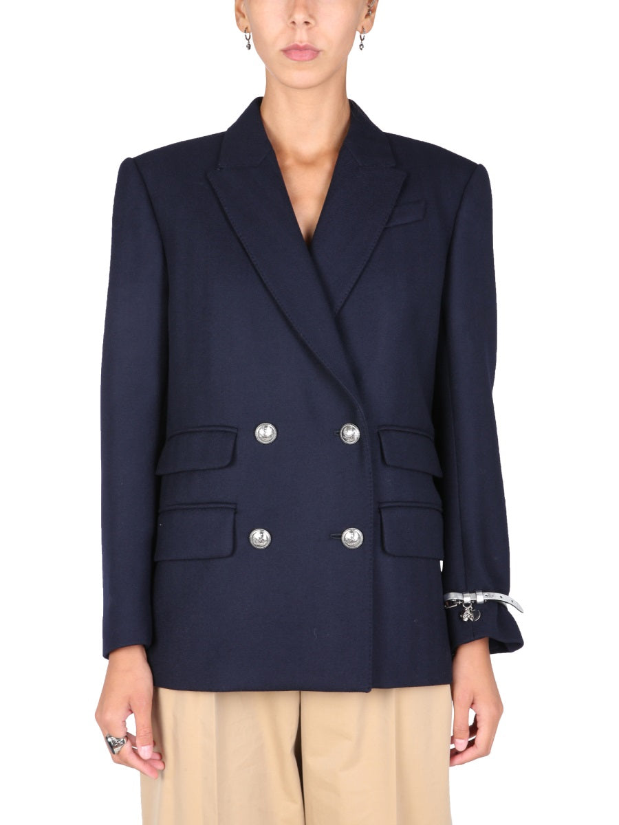 ALEXANDER MCQUEEN Double-Breasted Women's Outerwear Jacket