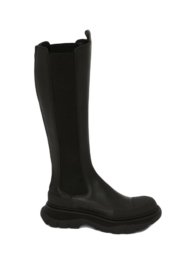 ALEXANDER MCQUEEN Knee-High Tread Slick Boots for Women