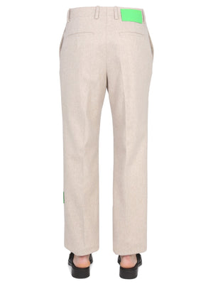 OFF-WHITE Slim Fit Trousers for Men