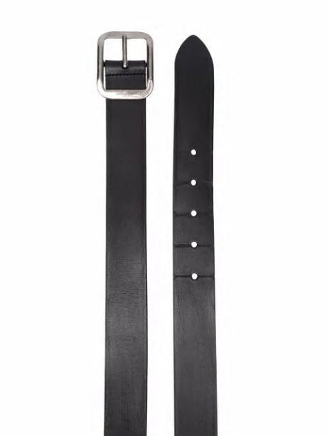 SAINT LAURENT Timeless Aged Calfskin Belt for Men