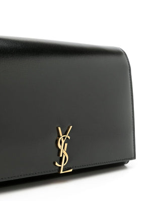 SAINT LAURENT Cassandra Logo Plaque Mini Shoulder Handbag