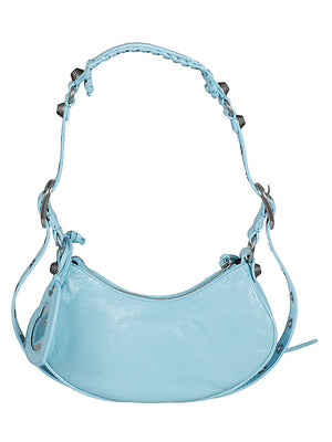 BALENCIAGA Mini Leather Shoulder Handbag