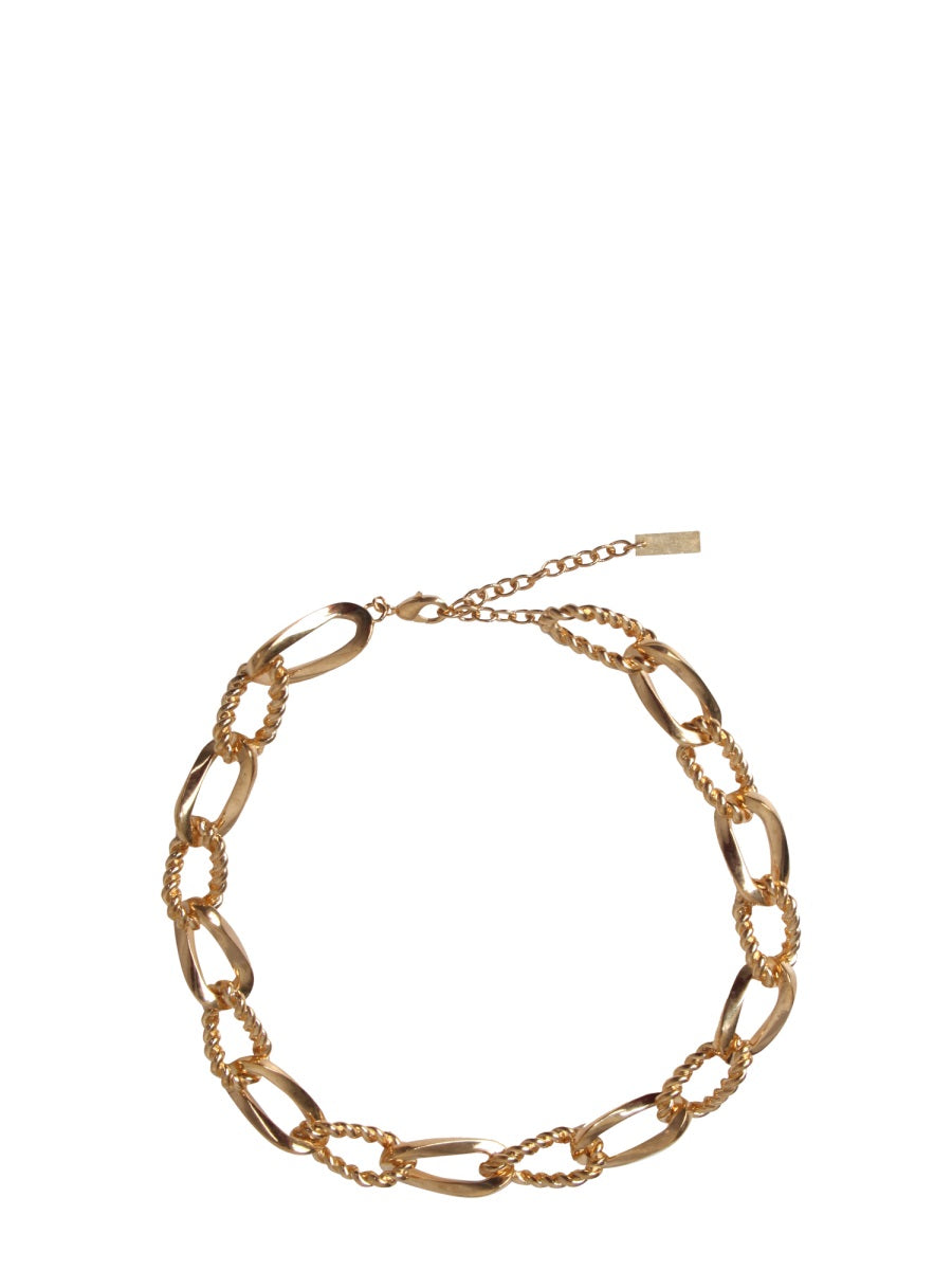 SAINT LAURENT Mini Cable Chain Necklace