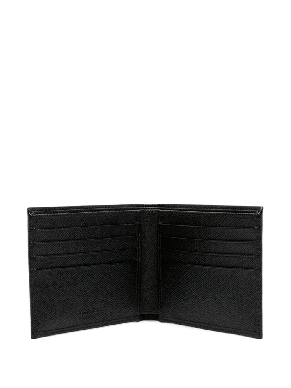 PRADA Saffiano Leather Bi-Fold Wallet - Compact Design (W 11 x H 9.5 cm)