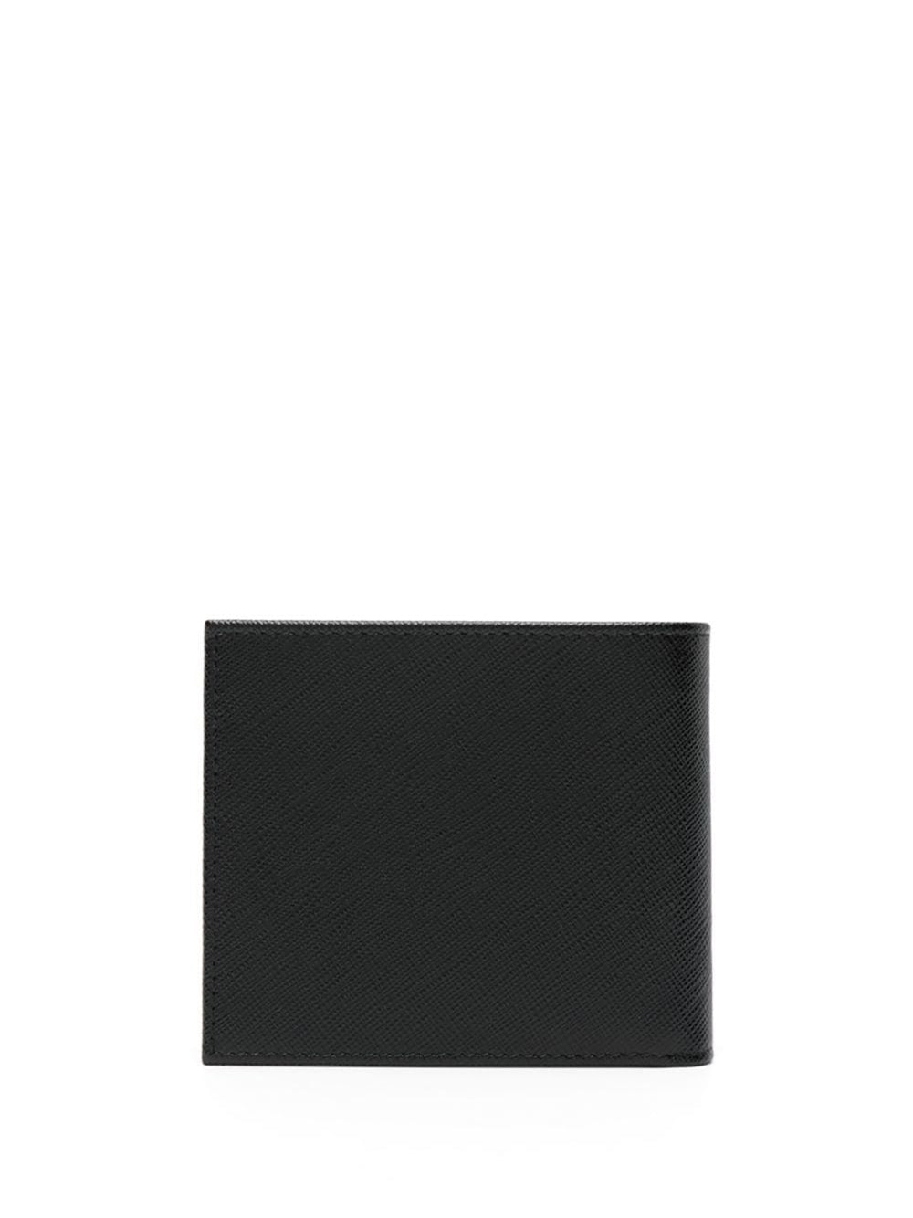 PRADA Saffiano Leather Bi-Fold Wallet - Compact Design (W 11 x H 9.5 cm)