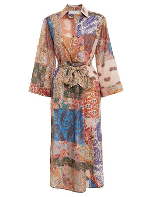 ZIMMERMANN Chic Midi Shirt Dress for Women - Fall/Winter 2023