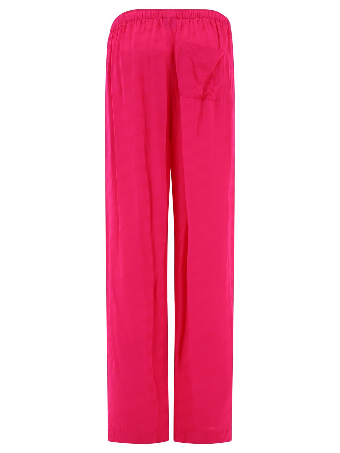 BALENCIAGA High Rise Regular Fit Monogram Trousers