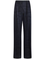 BALENCIAGA Elegant Printed Straight Trousers for Women