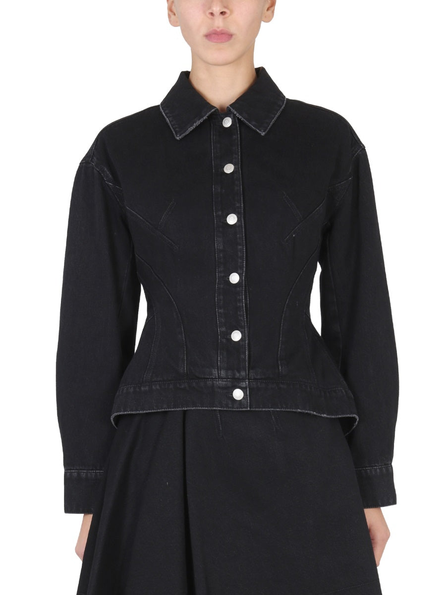 ALEXANDER McQUEEN Hybrid Denim Jacket for Women