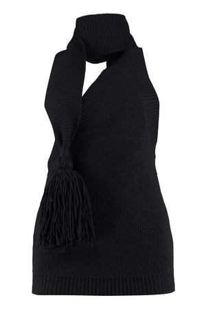 BOTTEGA VENETA Knit One-Shoulder Mini Top