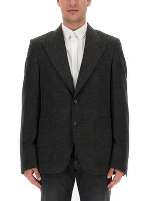 DOLCE & GABBANA Men's Single-Breasted Peak Lapel Jacket