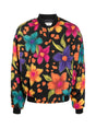 SAINT LAURENT Teddy Fleurs Crepe Jacket – Colorful Zip-Up Outerwear for Men