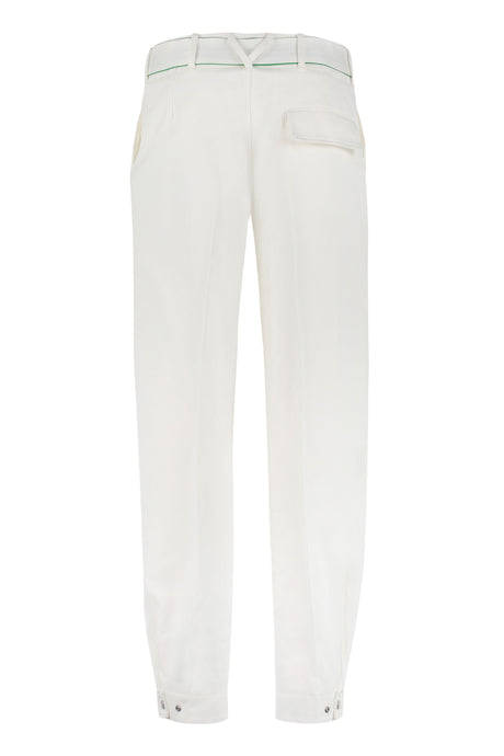 BOTTEGA VENETA Comfortable Cotton Trousers with Removable Belt