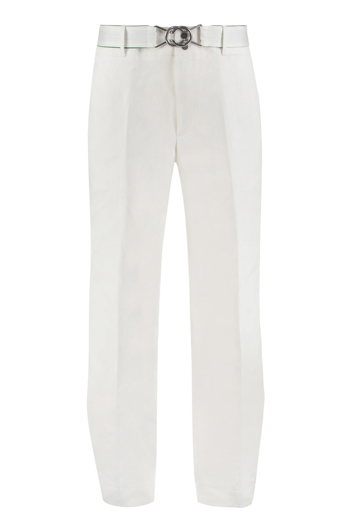 BOTTEGA VENETA Comfortable Cotton Trousers with Removable Belt