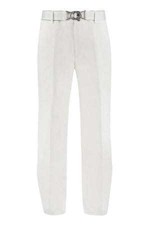 BOTTEGA VENETA Comfortable Cotton Trousers with Removable Belt