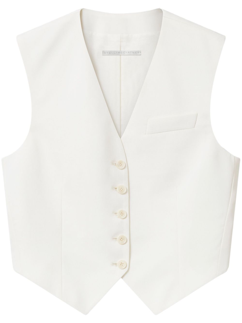 STELLA MCCARTNEY Wool Cropped Vest for Women