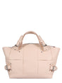 BOTTEGA VENETA Medium Leather Handbag with Removable Shoulder Strap