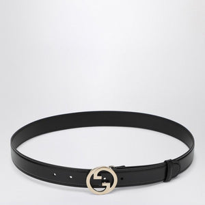 GUCCI Smooth Leather Mini Belt with Adjustable Fit and Gold-Colored Buckle