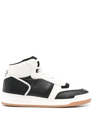 SAINT LAURENT Leather High-Top Sneakers for Women