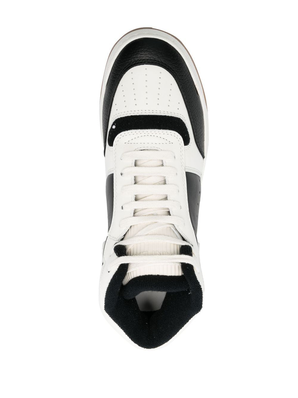 SAINT LAURENT Leather High-Top Sneakers for Women