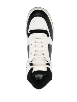 SAINT LAURENT Leather High-Top Sneakers for Women