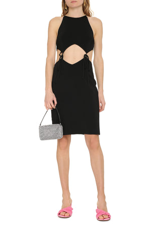 BOTTEGA VENETA Slim Fit Cut-Out Mini T-Shirt Dress